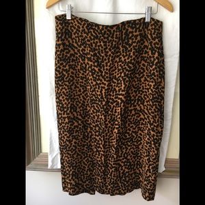 DVF Print Pencil Skirt